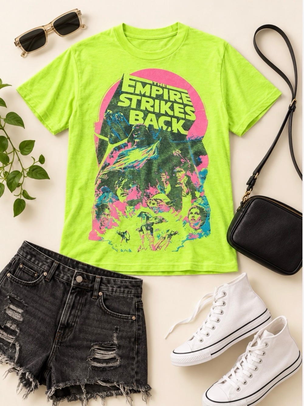 Star Wars Neon Green Tee